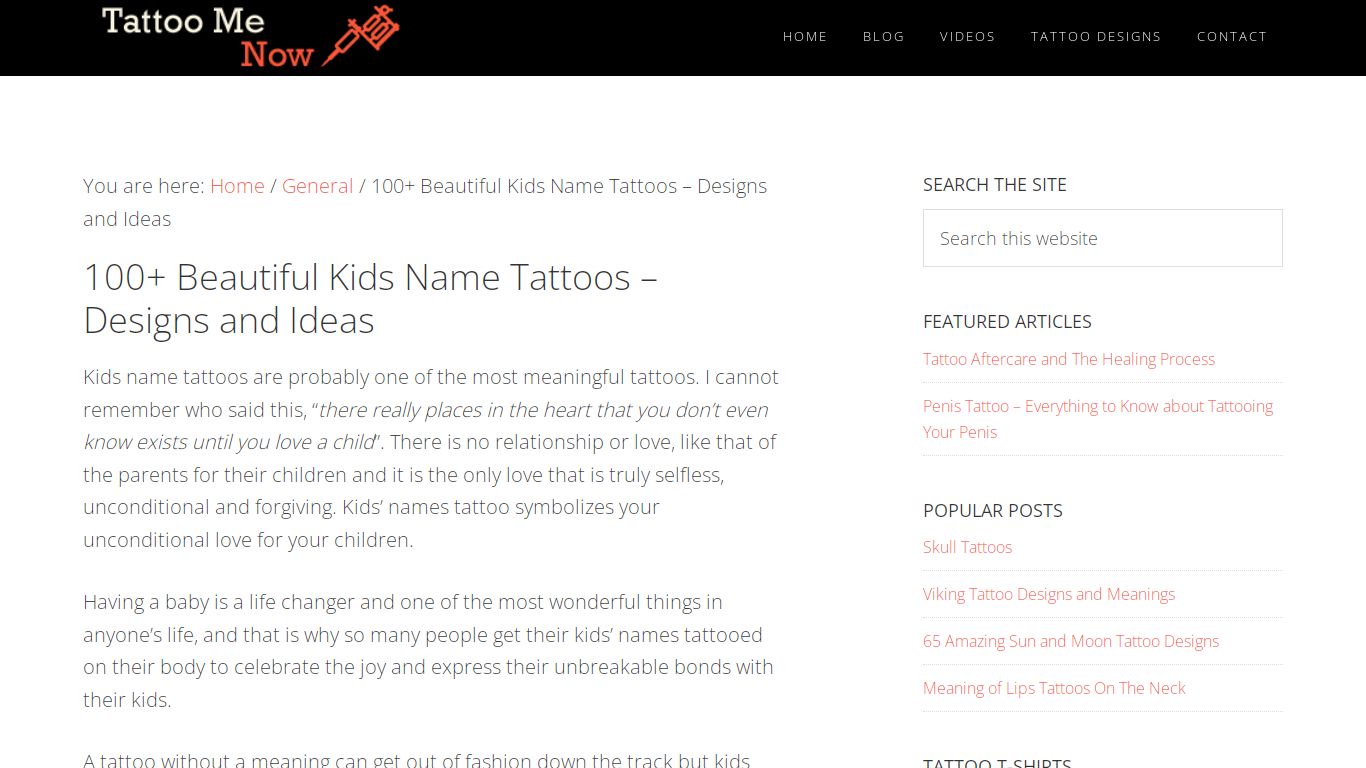 100+ Beautiful Kids Name Tattoos – Designs and Ideas